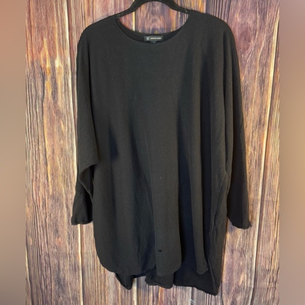 INC International Concepts Black Sweater Size 2X